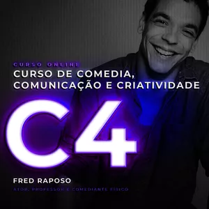 Imagem de capa para o Curso online C4 - Curso de Comédia, Comunicação e Criatividade