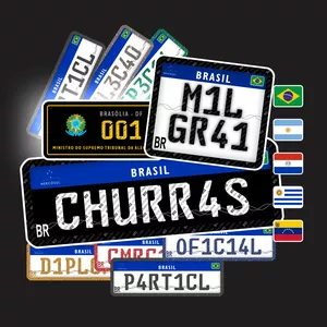 Imagem de capa para o Ebook Vetor Placas Mercosul - Arquivo 100% Detalhista Full | Vector de placas del Mercosur: Archivo vectorial detallado 100% completo Full