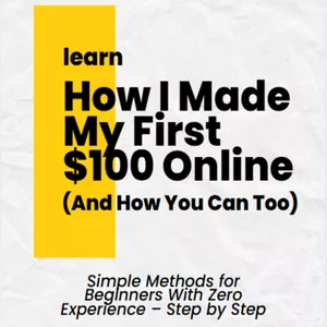 Imagem de capa para o Ebook How to Make Your First $100 Online
