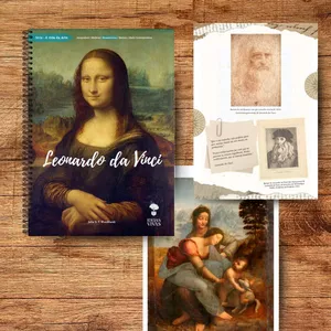 Imagem de capa para o Ebook Leonardo da Vinci - Coleção "A Vida da Arte"