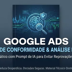 Imagem de capa para o Ebook Mentor Técnico de Google Ads – Guia Prático com IA