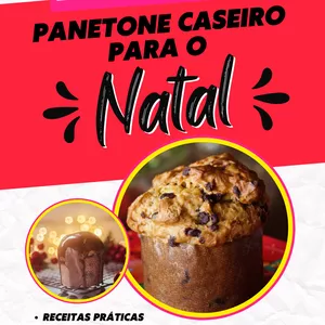 Imagem de capa para o Ebook 10 Receitas lucrativas de panetones para o natal