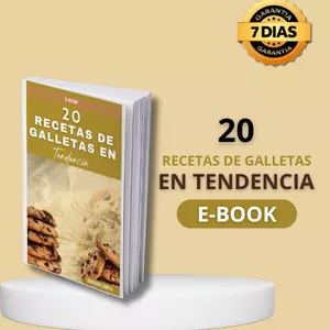 Imagen de portada para Curso online Ebook - 20 Recetas de Galletas en Tendencia