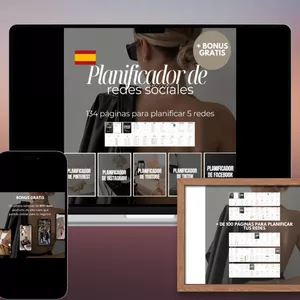 Imagen de portada para Ebook PLANNER DE CONTENIDOS REDES SOCIALES ( FACEBOOK-INSTAGRAM-YOUTUBE-TIKTOK-PINTEREST)