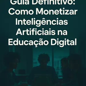 Imagem de capa para o Ebook Guia Definitivo: Como Monetizar Inteligências Artificiais na Educação Digital