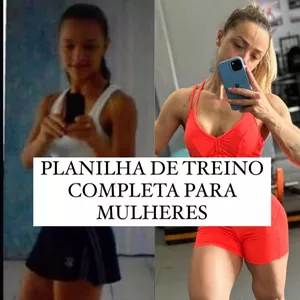 Imagem de capa para o Ebook TREINO COMPLETO PARA HIPERTROFIA FEMININA 