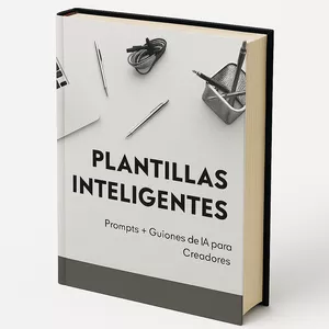 Imagen de portada para Ebook Plantillas Inteligentes: Prompts + Guiones de IA para Creadores