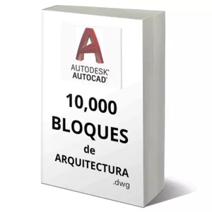 Imagen de portada para Ebook 10,000 Bloques de Arquitectura para AutoCad
