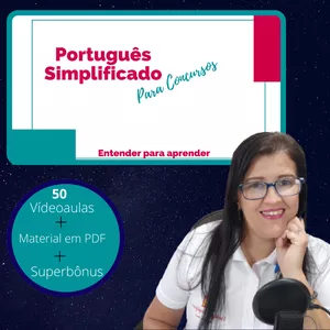 Imagem de capa para o Curso online Português Simplificado Para Concursos