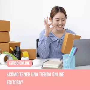 Imagen de portada para Curso online Curso Online: ¿Cómo crear una tienda en línea exitosa?