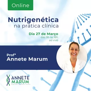 Imagem de capa para o Evento online Nutrigenética na Prática Clínica