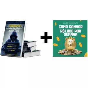 Imagem do curso Os Segredos do Marketing Digital Americano + GRÁTIS como Ganhar 1000 Reais por semana 