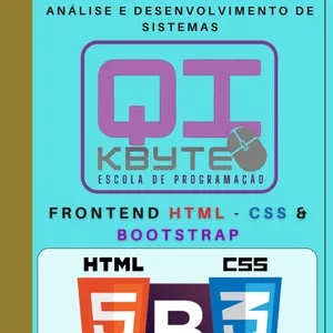 Imagem de capa para o Ebook Caderno de exercício HTML, CSS e BOOTSTRAP