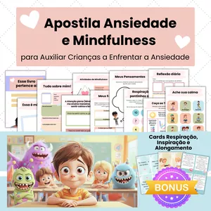 Imagem de capa para o Curso online Apostila Ansiedade e Mindfulness