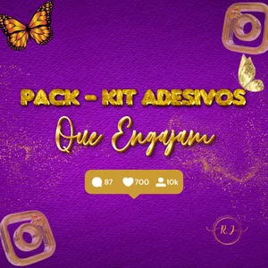 Imagem de capa para o Curso online Kit adesivos que engajam - JR