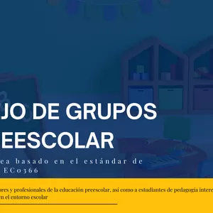 Imagen de portada para Curso online Manejo de grupos en preescolar
