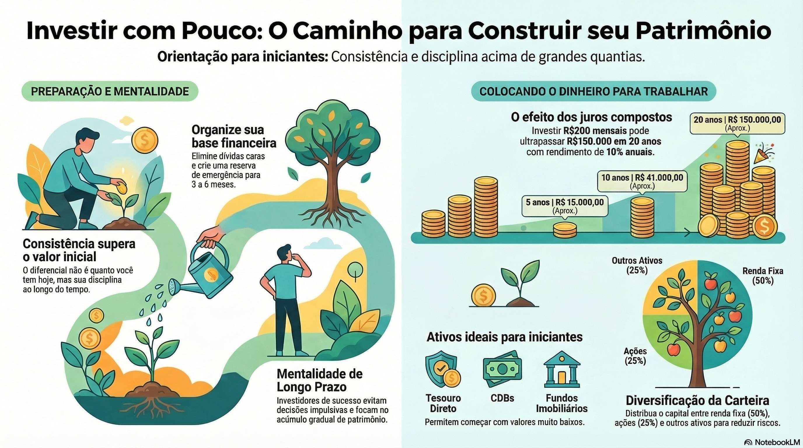Investimentos para Iniciantes: Como Transformar Pequenos Valores em um Grande Patrimônio — imagem 2