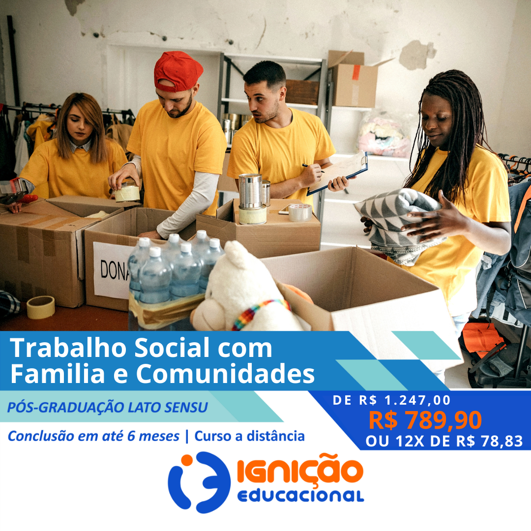 Imagem do curso Pós-Graduação em Trabalho Social com Família e Comunidades