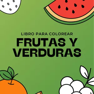 Imagen de portada para Ebook Libro para colorear frutas 