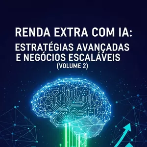 Imagem de capa para o Ebook Renda Extra com IA Volume 2