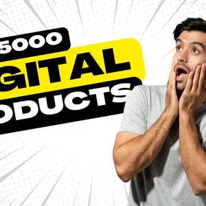 Cover image for Online course 5000 Digital Products