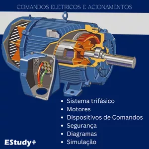 Imagem de capa para o Curso online COMANDOS ELÉTRICOS E ACIONAMENTOS.