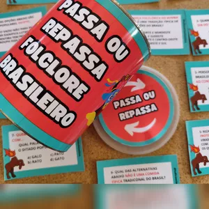 Imagem de capa para o Ebook Passa ou repassa folclore brasileiro 