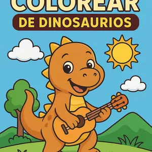 Imagen de portada para Ebook Dinoaventuras: Libro para Colorear  (Edición para niños de 3 a 6 años)
