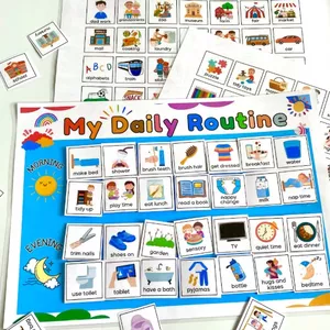 Imagen de portada para Curso online Pack de tarjetas visuales para niños con autismo