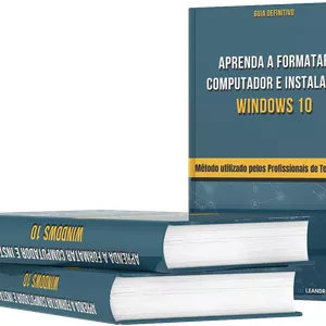 Imagem de capa para o Ebook Aprenda a formatar Computador e Instalar o Windows 10