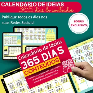 Publique 365 Ideias de Conteúdo