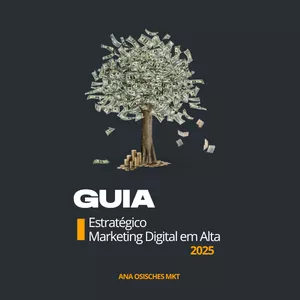 Imagem de capa para o Ebook Guia Estratégico de Marketing Digital 2025 