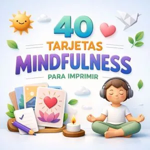 Imagen de portada para Ebook 40 Tarjetas mindfulness para imprimir