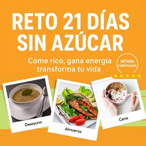 Imagen de portada para Ebook Reto 21 Días Sin Azúcar: Transforma tu salud y energía