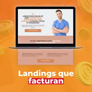 Imagen de portada para Curso online Landings que facturan