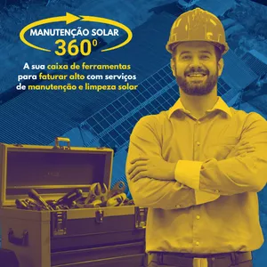 Imagem de capa para o Curso online Manutenção Solar 360º