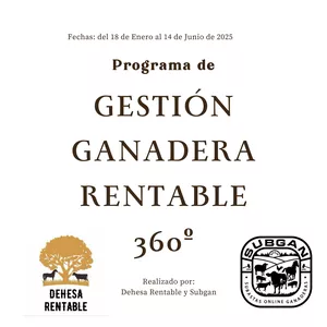 Imagen de portada para Curso online Programa de gestión ganadera rentable 360º