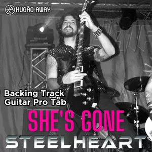 Cover image for Online course She's Gone Backing Track and Guitar Pro Tab File