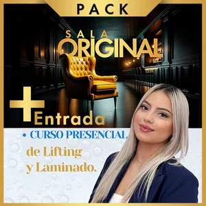 Imagen de portada para Evento presencial PACK: Curso Presencial Lifting y Laminado de Cejas | 22 de Junio | Madrid + Sala Original