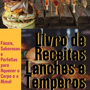 Imagem de capa para o Curso online Livro de Receitas Lanches e Temperos