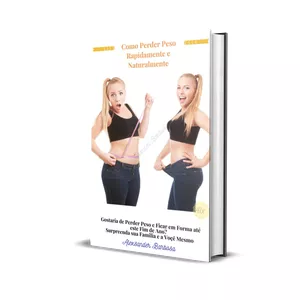 Imagem de capa para o Ebook Curso para Emagrecer