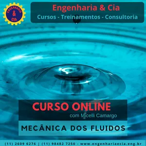 Imagem de capa para o Curso online Mecânica dos Fluidos - Completo de A a Z
