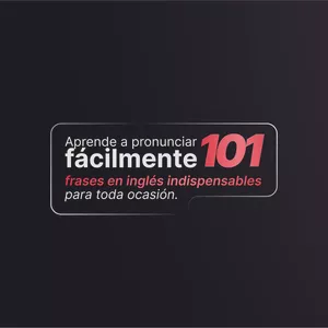Imagen de portada para Curso online Aprende a pronunciar  fácilmente 101 frases en inglés  indispensables para toda ocasión