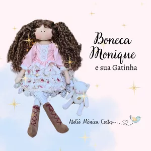 Imagem de capa para o Curso online Curso Boneca Monique e sua Gatinha