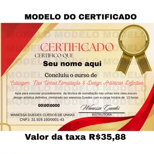 Imagem de capa para o Curso online Certificado Cutilagem,esmaltação,artística 