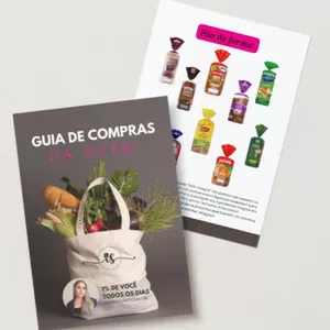 Imagem de capa para o Ebook Guia de compras da nutri