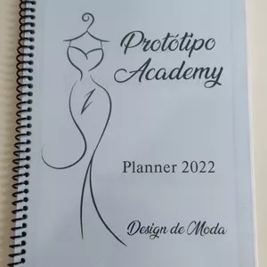 Imagem de capa para o Ebook Planner 2022 design de moda