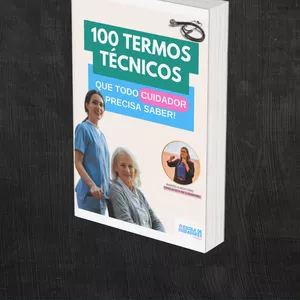 Imagem de capa para o Ebook 100 termos técnicos que todo cuidador precisa saber
