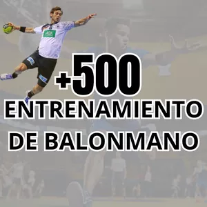 Imagen de portada para Ebook 🤾🏼+500 ENTRENAMIENTO BALONMANO