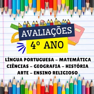 4º ANO - AVALIAÇÕES PRONTAS - BNCC 2025 por ALFABETINHO